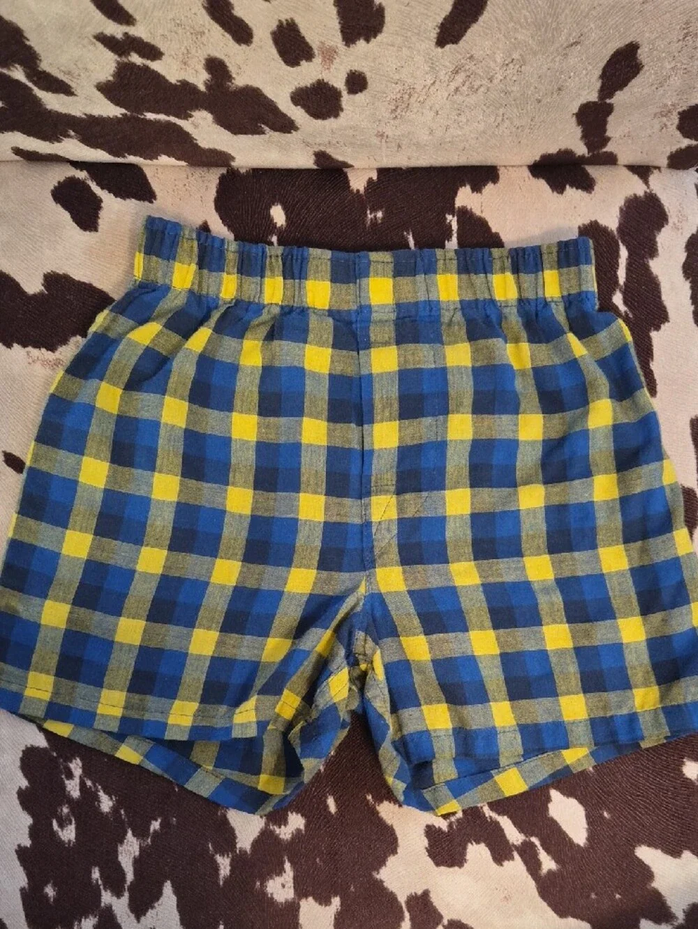 Kids Plaid Boxer Shorts
